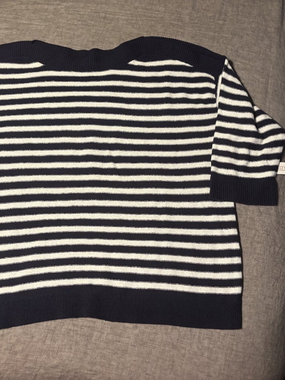 Chico's Stripe Front Sweater